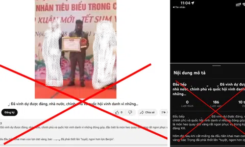 “Hưng 33” được nhà nước vinh danh là thông tin bịa đặt, sai sự thật