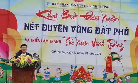 Khai bút đầu Xuân - Nét duyên vùng đất "Phủ Vĩnh Tường" Vĩnh Phúc