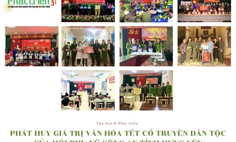 Hội phụ nữ Công an tỉnh Hưng Yên: Nhiều hoạt động ý nghĩa, phát huy giá trị văn hoá tết cổ truyền dân tộc