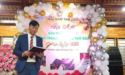 Vĩnh Phúc: HTX Nấm Tam Đảo ra mắt hai sản phẩm từ đông trùng hạ thảo Tam Đảo