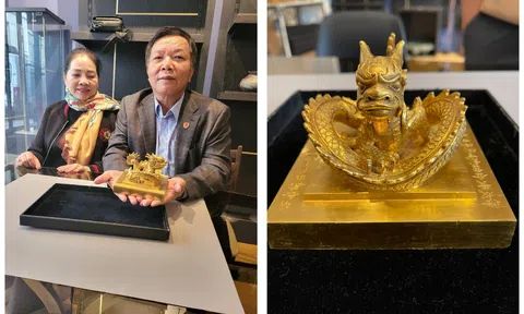 Ông Nguyễn Thế Hồng - doanh nhân Bắc Ninh mua Ấn vàng "Hoàng đế Chi Bảo" với giá 6, 1 triệu Euro