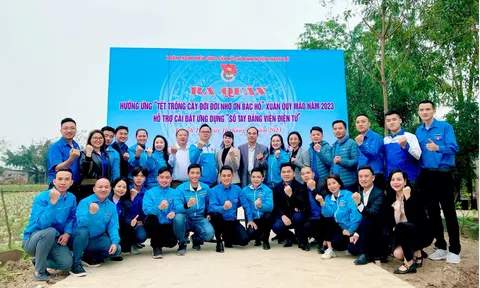 Đoàn Thanh niên huyện Thanh Trì khắc sâu lời dạy của Bác “Mùa xuân là Tết trồng cây”