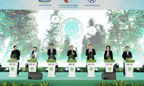 Dự án trồng cây hướng đến Net Zero Carbon của Vinamilk và Bộ Tài nguyên và Môi trường chính thức khởi động tại Hà Nội