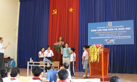 Đồng Nai: Giao lưu tiếng Anh cho học sinh và giảng viên nước ngoài tại Ngôi nhà trí tuệ