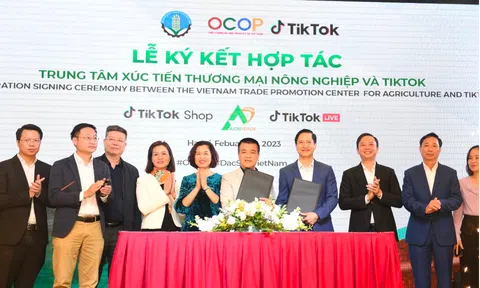 Trung tâm xúc tiến thương mại nông nghiệp và TikTok hợp tác Chiến lược nâng cao năng lực chuyển đổi số cho chương trình OCOP quốc gia
