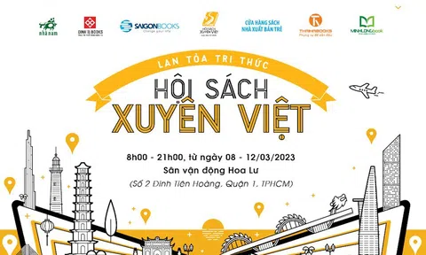 Hội sách xuyên Việt lần thứ VI năm 2023 diễn ra tại Sân vận động Hoa Lư từ ngày 8 - 12/3