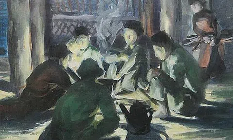 Họa sĩ Lê Tiến Vượng cùng triển lãm “Sắc màu phố - quê”