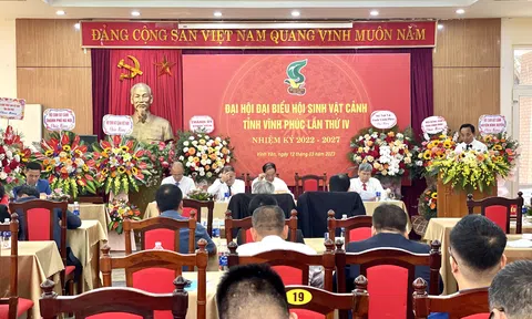 Nghệ nhân Dương Văn Sinh được bầu làm Chủ tịch Hội Sinh Vật Cảnh tỉnh Vĩnh Phúc khoá IV (2022 - 2027)