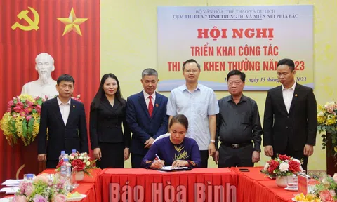 Sở VH-TT&DL 7 tỉnh Trung du và miền núi phía Bắc: Phát động phong trào thi đua yêu nước và ký kết giao ước thi đua năm 2023
