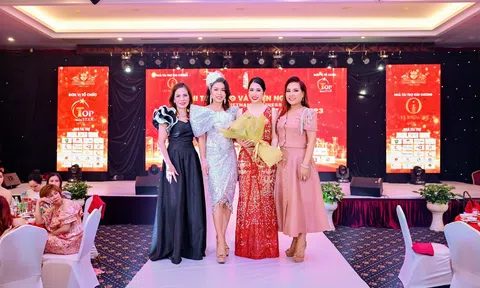 Đấu giá gây quỹ từ thiện: Doanh nhân Nguyễn Thị Quế Anh quyên góp 100 triệu đồng cho trang phục công sở