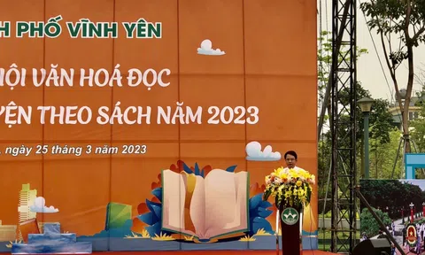 TP Vĩnh Yên (Vĩnh Phúc): Khai mạc Ngày hội văn hoá đọc và Hội thi kể chuyện theo sách năm 2023