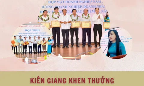 Kiên Giang: Hội nghị họp mặt doanh nghiệp năm 2023 và khen thưởng doanh nghiệp, doanh nhân hoàn thành xuất sắc