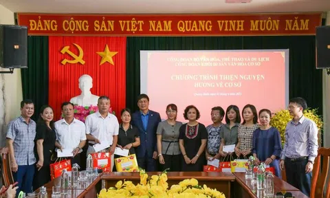 Công đoàn Khối Di sản - Văn hóa cơ sở sẻ chia khó khăn "hướng về cơ sở"