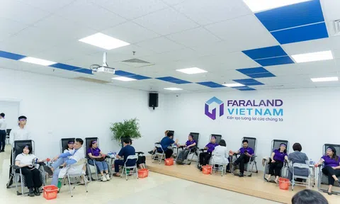 Tập đoàn Faraland Việt Nam và Bệnh viện 19-8 Bộ Công an tổ chức Chương trình hiến máu tình nguyện