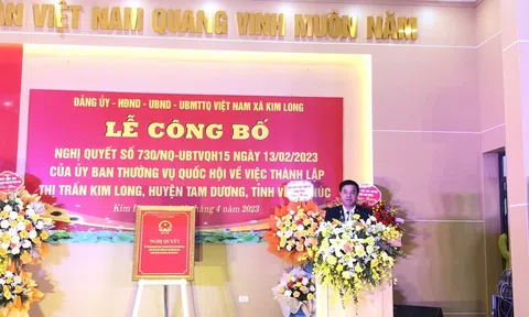 Kim Long (Tam Dương - Vĩnh Phúc): Cần phát triển, tương xứng với tiềm năng, lợi thế khi được nâng cấp lên thị trấn