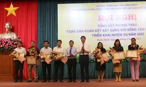 Phong trào "Toàn dân đoàn kết xây dựng đời sống văn hóa" ở Bình Định đạt được nhiều kết quả nổi bật