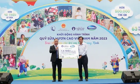 Vinamilk và Quỹ sữa Vươn cao Việt Nam khởi động hành trình năm thứ 6 tại Quảng Ninh