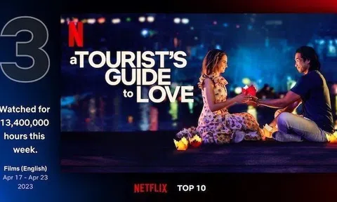 Bộ phim “Hành trình tình yêu của một du khách” lọt Top 3 trong bảng xếp hạng Top 10 Netflix toàn cầu