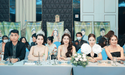 Hoa hậu Doanh nhân Việt Nam 2023 Lê Thị Lan lần đầu xuất hiện tại cuộc thi nhan sắc lớn sau đăng quang