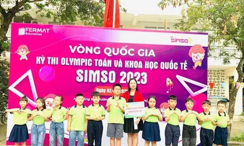 22 học sinh Trường Tiểu học Tân Dân (Việt Trì) tham dự kỳ thi Olympic Toán và Khoa học quốc tế SIMSO