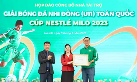Nestlé MILO đồng hành cùng Giải Bóng đá Nhi đồng (U11) toàn quốc - Cúp Nestlé MILO 2023