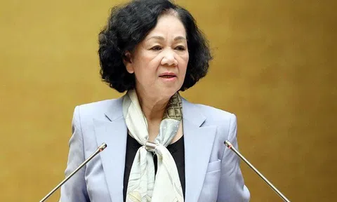 Thường trực Ban Bí thư Trương Thị Mai thăm hỏi, động viên Đoàn Thể thao Việt Nam tại SEA Games 32