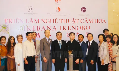 Hội hữu nghị Việt - Nhật TPHCM: Khai mạc “Triển lãm nghệ thuật cắm hoa Ikebana Ikenobo”