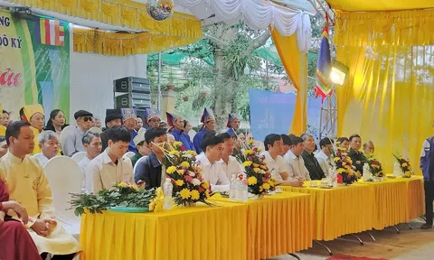 Lễ hội truyền thống Đền Quốc Mẫu làng Đô Kỳ tôn kính tổ tiên, đạo lý "uống nước nhớ nguồn"