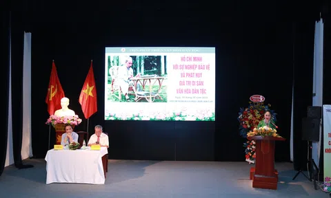 Diễn đàn văn hóa "Hồ Chí Minh với sự nghiệp bảo vệ và phát huy giá trị di sản văn hóa dân tộc"