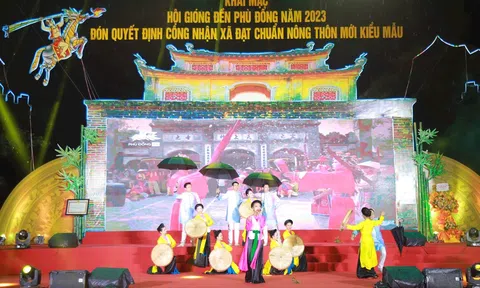 Hội Gióng đền Phù Đổng năm 2023 phát huy giá trị văn hóa phi vật thể đại diện của nhân loại