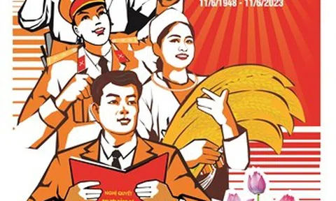 Phát hành bộ tranh cổ động tuyên truyền kỷ niệm 75 năm Ngày Chủ tịch Hồ Chí Minh ra Lời kêu gọi "Thi đua ái quốc"