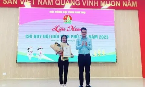 Liên đội Trường THCS Hưng Hóa (Tam Nông) đoạt giải Xuất sắc trong Liên hoan Chỉ huy đội giỏi năm 2023
