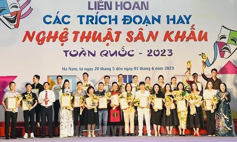 Dòng sông đỏ đạt giải Xuất sắc Liên hoan các trích đoạn hay nghệ thuật sân khấu toàn quốc 2023