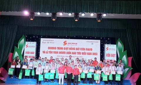 Kiên Giang tổ chức “Lễ tôn vinh người hiến máu tiêu biểu” tỉnh Kiên Giang năm 2023