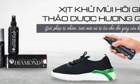 Xịt khử mùi hôi giày thảo dược hương quế Diamond: Sự kết hợp hoàn hảo giữa thảo dược tự nhiên và công nghệ sinh học
