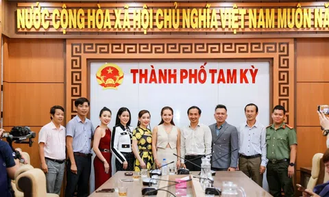 UBND Thành phố Tam Kỳ (Quảng Nam): Gặp gỡ đoàn Hoa hậu Doanh nhân Biển 2023