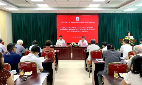 Liên hiệp các hội Khoa học và Kỹ thuật Việt Nam gặp gỡ, chúc mừng nhân kỷ niệm 98 năm Ngày Báo chí cách mạng Việt Nam