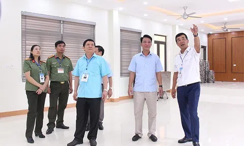 Kiểm tra công tác chuẩn bị thi tốt nghiệp THPT năm 2023 tại Đoan Hùng (Phú Thọ)
