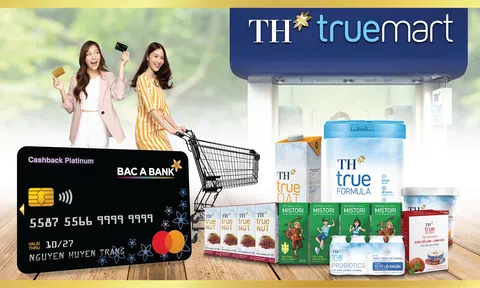 Chủ thẻ tín dụng Bac A Bank nhận ưu đãi đặc quyền tại TH truemart