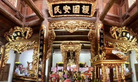 Khánh thành chùa Hưng Phúc phối thờ Phật và Thái sư Á Vương Đào Cam Mộc tại làng Lang Thôn, xã Định Tiến