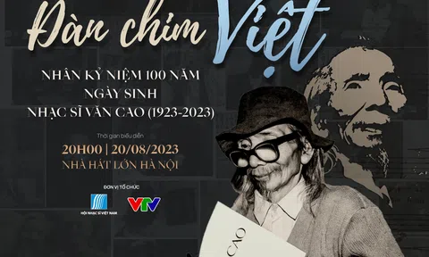 Tổ chức chương trình “Đàn chim Việt" - Kỷ niệm 100 năm ngày sinh nhạc sĩ Văn Cao