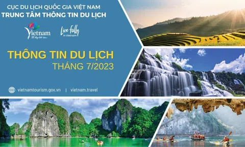 Ra mắt tài liệu Thông tin du lịch tháng 7/2023 – tháng đầu tiên trong năm có trên 1 triệu khách quốc tế đến Việt Nam