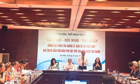 “Đánh giá công tác quản lý, bảo vệ và phát huy giá trị di sản văn hóa phi vật thể sau khi được ghi danh"