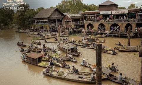 “Đất Rừng Phương Nam” phiên bản điện ảnh tung hậu trường đại cảnh chợ nổi miền Tây