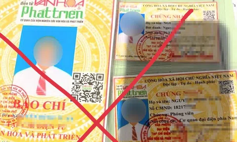 Tạp chí điện tử Văn hoá và Phát triển cảnh báo về việc mạo danh