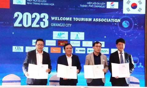 Hiệp hội Du lịch Nha Trang - Khánh Hòa ký kết hợp tác với Hiệp hội Du lịch thành phố Gwangju - Hàn Quốc
