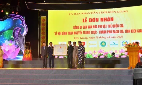 Kiên Giang: Đón nhận Bằng Di sản văn hóa phi vật thể cấp quốc gia “Lễ hội Đình thần Nguyễn Trung Trực”