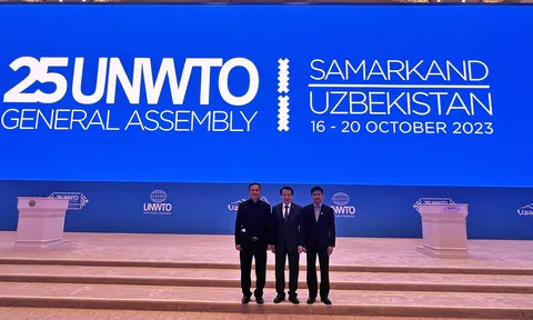 Cục Du lịch Quốc gia Việt Nam tham dự Lễ khai mạc Đại hội đồng UNWTO lần thứ 25 ở Uzbekistan