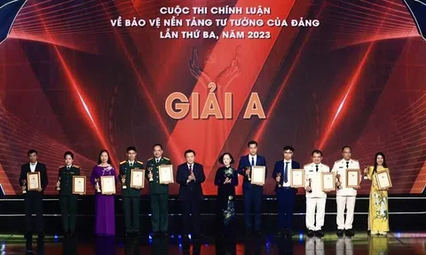 Trao giải Cuộc thi Chính luận về bảo vệ nền tảng tư tưởng của Đảng lần thứ 3, phát động Cuộc thi chính luận lần thứ 4 năm 2024