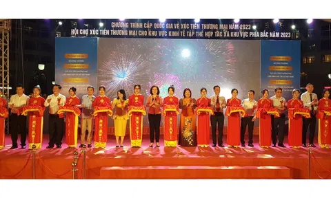 Khai mạc Hội chợ xúc tiến thương mại khu vực kinh tế tập thể Hợp tác xã khu vực phía Bắc năm 2023 tại Hà Nội